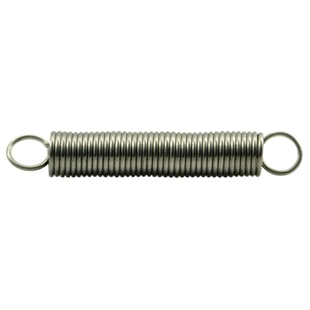 Midwest Fastener 5/16" x 0.035" x 2" 18-8 Stainless Steel Extension Springs 3PK 38812